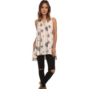 Free People Sleevless Tree Swing Tunic Tank